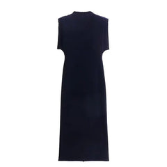 Buttocks Wrapped Midi Dress Short Sleeved Velvet Padded Shoulder Accessory Sexy and Unique Summer Clothes for Women Dress